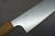 Kei Kobayashi R2 Special Finished OK8BYW Japanese Chef's Bunka Knife 170mm with Urushi Lacquered Oak Handle 