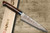 Takeshi Saji VG10W Colored Damascus Nashiji IRN Japanese Chef's Petty Knife(Utility) 150mm with Desert Ironwood Handle 