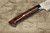 Takeshi Saji VG10W Colored Damascus Nashiji IRN Japanese Chef's Petty Knife(Utility) 90mm with Desert Ironwood Handle 
