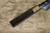 Yu Kurosaki VG-XEOS NEW GEKKO WA EB8W Japanese Chef's Petty Knife(Utility) 150mm with White Buffalo Ring Ebony Handle 