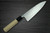 [Left Handed] Yoshihiro White No.2 Supreme Jousaku JCHC Japanese Chef's Deba Knife 180mm with Magnolia Wood Handle 