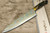 Takeshi Saji Aogami Colored Damascus DHM-NNM Japanese Chef's Gyuto Knife 240mm with Brown Antler Handle Nomura Special 