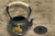 Tetsugi Japanese TETSUBIN Iron Kettle Teapot 1.2L SENKAKU Crane in Paulownia Box 