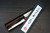 Misuzu VG10 Brass-Urushi  Japanese Chef's Kritsuke Petty Knife(Utility) 105mm with Lacquered Magnolia Handle 