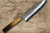 Satoshi Nakagawa Aogami #1 Damascus Kurouchi OK8B Japanese Chef's Bunka Knife 170mm with Urushi Lacquered Oak Handle 