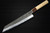Satoshi Nakagawa Aogami #1 Damascus Kurouchi MB8W Japanese Chef's Kiritsuke-Gyuto Knife 240mm with White Buffalo Tsuba Octagonal Handle 
