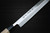 Sakai Takayuki Tuna Maguro Bocho Japanese Chef's Tuna-Kiri and Saya SET 540mm Tokujyo Supreme (White 2 steel) with Water Buffalo Octagonal Handle and Saya Sheath 