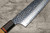 Sakai Takayuki 33-Layer VG10 Damascus Yamazakura Chef's Kengata-Santoku Knife 160mm with Dodecagonal Mountain Cherry Handle 