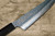 Sakai Takayuki 33-Layer VG10 Damascus Ebony Chef's Kengata-Gyuto Knife 190mm with Full Ebony Handle 