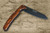 Yu Kurosaki Folding R2(SG2) Black Petty Knife(Utility) 105mm with Desert Ironwood Handle 