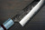 Yoshimi Kato Aogami Super Clad Kurouchi STWA Japanese Chef's Gyuto Knife 210mm with Stabilized Hybrid Wood Handle [Light Blue - Red&Black Rings] 