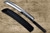 Sakai Takayuki ONIZORI Ginsan Japanese Chef's Mirrored Sakimaru-Takohiki(Sashimi) 300mm with Double Water Buffalo Ring Ebony Handle [Strongly Arched Version] 