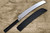 Sakai Takayuki ONIZORI Ginsan Japanese Chef's Mirrored Sakimaru-Takohiki(Sashimi) 300mm with Double Water Buffalo Ring Ebony Handle [Strongly Arched Version] 