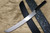 Sakai Takayuki ONIZORI Ginsan Japanese Chef's Mirrored Sakimaru-Takohiki(Sashimi) 300mm with Double Water Buffalo Ring Ebony Handle [Strongly Arched Version] 