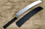 Sakai Takayuki ONIZORI Ginsan Japanese Chef's Mirrored Sakimaru-Takohiki(Sashimi) 360mm with Double Water Buffalo Ring Ebony Handle [Strongly Arched Version] 