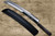 Sakai Takayuki ONIZORI Ginsan Japanese Chef's Mirrored Sakimaru-Takohiki(Sashimi) 360mm with Double Water Buffalo Ring Ebony Handle [Strongly Arched Version] 