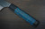 Yu Kurosaki R2(SG2) Hammered SENKO-EI WA INDIGO Japanese Chef's Gyuto Knife 180mm with Indigo-dyed Handle and Saya Sheath [AI-TENMOKU] 