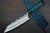 Yu Kurosaki R2(SG2) Hammered SENKO-EI WA INDIGO Japanese Chef's Bunka Knife 165mm with Indigo-dyed Handle and Saya Sheath [AI-TENMOKU] 
