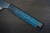 Yu Kurosaki R2(SG2) Hammered SENKO-EI WA INDIGO Japanese Chef's Bunka Knife 165mm with Indigo-dyed Handle and Saya Sheath [AI-TENMOKU] 
