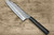 Yu Kurosaki Aogami Super KOKUSEN-EI EB8N Japanese Chef's Santoku Knife 170mm with Full Ebony Handle  Yu Kurosaki Aogami Super KOKUSEN-EI EB8N Japanese Chef's Santoku Knife 170mm with Full Ebony Handle