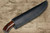 Takeshi Saji VG10 Diamond Finish Damascus Japanese Chef's Petty Knife(Utility) 135mm with Desert Ironwood Handle Asanuma Model 