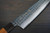 Sakai Takayuki SPG2 Damascus Hammered WA Japanese Chef's Kengata-Gyuto Knife 190mm with Black-Ring Rosewood Handle 