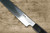 Sakai Takayuki White Steel Kurouchi Gold-Engraving Art Japanese Chef's Yanagiba(Sashimi) 300mm with Ebony Handle [Kinryu (Gold Dragon)] 