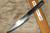 Sakai Takayuki Ginsan Warikomi Ebony Handle Japanese Chef's Petty Knife(Utility) 180mm 