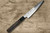Sakai Takayuki Ginsan Warikomi Ebony Handle Japanese Chef's Petty Knife(Utility) 180mm 