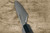Sakai Takayuki Ginsan Warikomi Ebony Handle Japanese Chef's Petty Knife(Utility) 180mm 