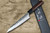 Yu Kurosaki R2(SG2) Hammered SENKO-EI WA RS8B Japanese Chef's Petty Knife(Utility) 150mm with Buffalo Ring Octagonal Handle 