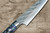 Takeshi Saji SPG-STRIX Mirror Hammered RC Japanese Chef's Petty Knife(Utility) 130mm with Resin Custom Handle [Black-Purple] 