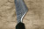 Nigara SPG-STRIX Damascus Hammered EB8B Japanese Chef's Santoku Knife 180mm with Ebony Handle 