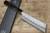 Nigara SPG-STRIX Damascus Hammered EB8B Japanese Chef's Nakiri(Vegetable) 180mm with Ebony Handle 
