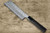 Nigara SPG-STRIX Damascus Hammered EB8B Japanese Chef's Nakiri(Vegetable) 180mm with Ebony Handle 