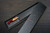 Yu Kurosaki R2(SG2) Damascus SHIZUKU Custom STWRC Japanese Chef's Gyuto Knife 180mm with Stabilized Hybrid Wood Handle [Red] 