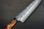 Yu Kurosaki R2(SG2) Damascus SHIZUKU Custom STWRC Japanese Chef's Gyuto Knife 180mm with Stabilized Hybrid Wood Handle [Red] 