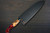 Yu Kurosaki R2(SG2) Damascus SHIZUKU Custom STWRC Japanese Chef's Gyuto Knife 180mm with Stabilized Hybrid Wood Handle [Red] 
