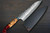 Yu Kurosaki R2(SG2) Damascus SHIZUKU Custom STWRC Japanese Chef's Bunka Knife 165mm with Stabilized Hybrid Wood Handle [Red] 