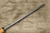Nigara VG-XEOS Damascus Hammered OK8B Japanese Chef's Santoku Knife 180mm with Urushi Lacquered Oak Handle  Nigara VG-XEOS Damascus Hammered OK8B Japanese Chef's Santoku Knife 180mm with Urushi Lacquered Oak Handle