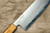 Nigara VG-XEOS Damascus Hammered OK8B Japanese Chef's Nakiri(Vegetable) 180mm with Urushi Lacquered Oak Handle 