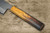 Nigara VG-XEOS Damascus Hammered OK8B Japanese Chef's Nakiri(Vegetable) 180mm with Urushi Lacquered Oak Handle 