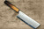 Nigara VG-XEOS Damascus Hammered OK8B Japanese Chef's Nakiri(Vegetable) 180mm with Urushi Lacquered Oak Handle 