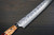 Yu Kurosaki R2(SG2) Damascus SHIZUKU Custom STWRC Japanese Chef's Slicer(Sujihiki) 270mm with Stabilized Hybrid Wood Handle [Red] 