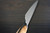 Yu Kurosaki R2(SG2) Damascus SHIZUKU Custom STWRC Japanese Chef's Slicer(Sujihiki) 240mm with Stabilized Hybrid Wood Handle [Red] 