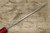 Nigara SPG-STRIX Damascus Hammered RS8R Japanese Chef's Santoku Knife 180mm with Red-Ring Rosewood Handle 