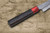 Nigara SPG-STRIX Damascus Hammered RS8R Japanese Chef's Petty Knife(Utility) 150mm with Red-Ring Rosewood Handle 