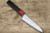 Nigara SPG-STRIX Damascus Hammered RS8R Japanese Chef's Petty Knife(Utility) 150mm with Red-Ring Rosewood Handle 