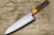 Nigara SPG-STRIX Damascus Hammered RS8M Japanese Chef's Gyuto Knife 210mm with Light-Brown-Ring Rosewood Handle 