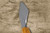 Nigara SPG-STRIX Damascus Hammered RS8M Japanese Chef's Bunka Knife 180mm with Light-Brown-Ring Rosewood Handle 